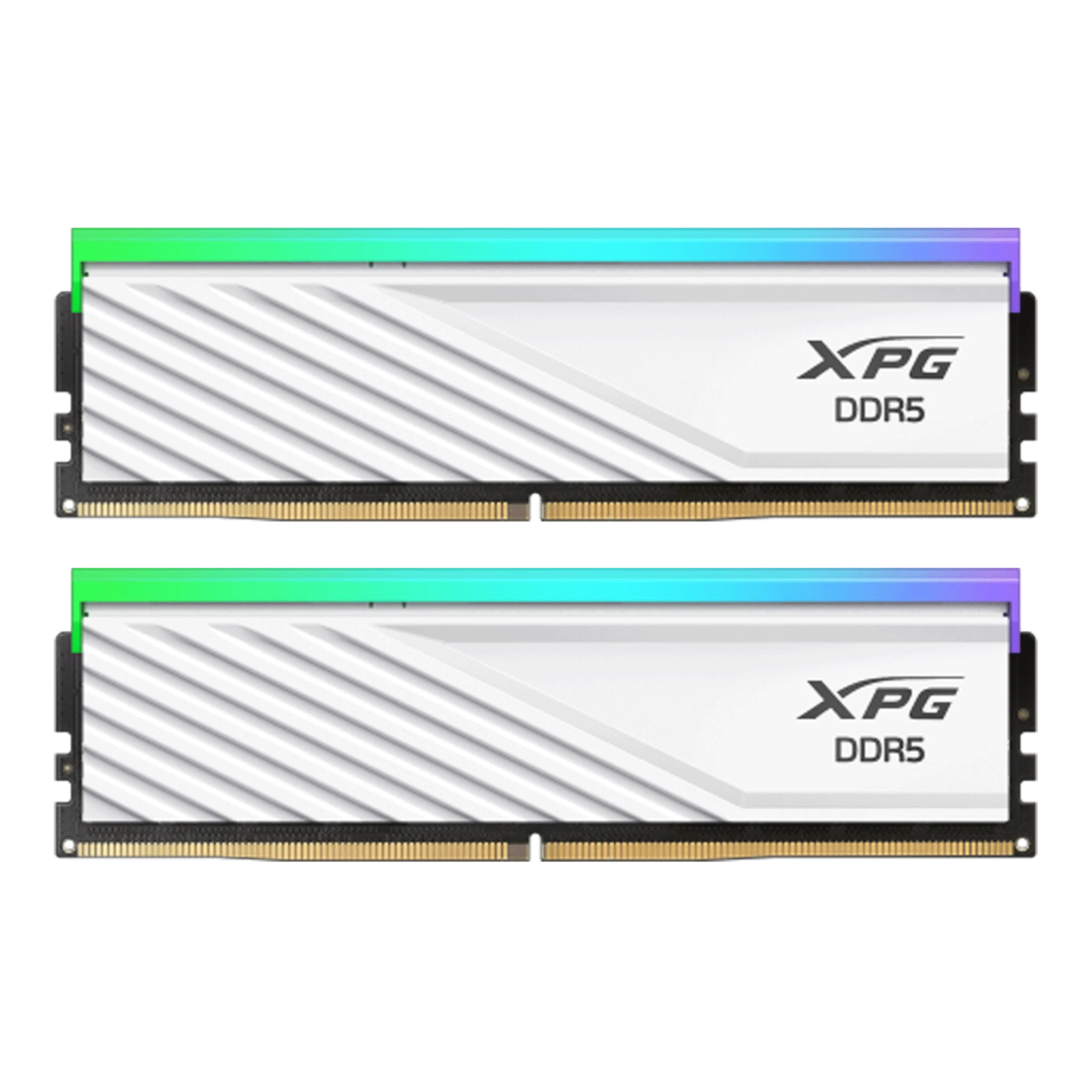 Ảnh tin RAM PC XPG Lancer Blade LC36 32GB RGB DDR5 White | (2x16GB), 6000MHz, Intel/AMD