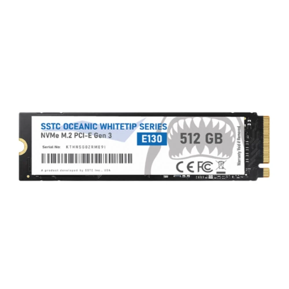 Ảnh tin Ổ cứng SSD SSTC E130 512GB | PCIe Gen3 x4 NVMe, M.2 2280 (E130-512GB)