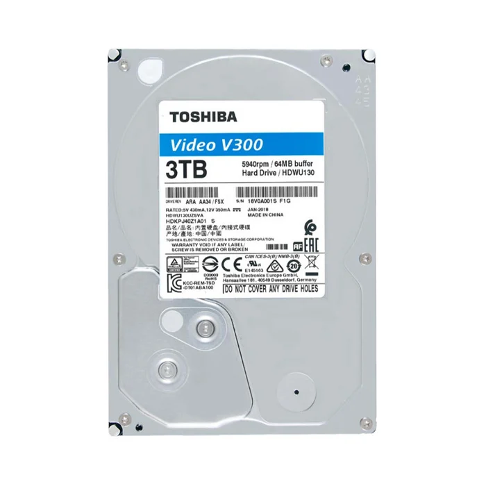 Ảnh tin Ổ cứng giám sát 3TB TOSHIBA HDWU130UZSVA
