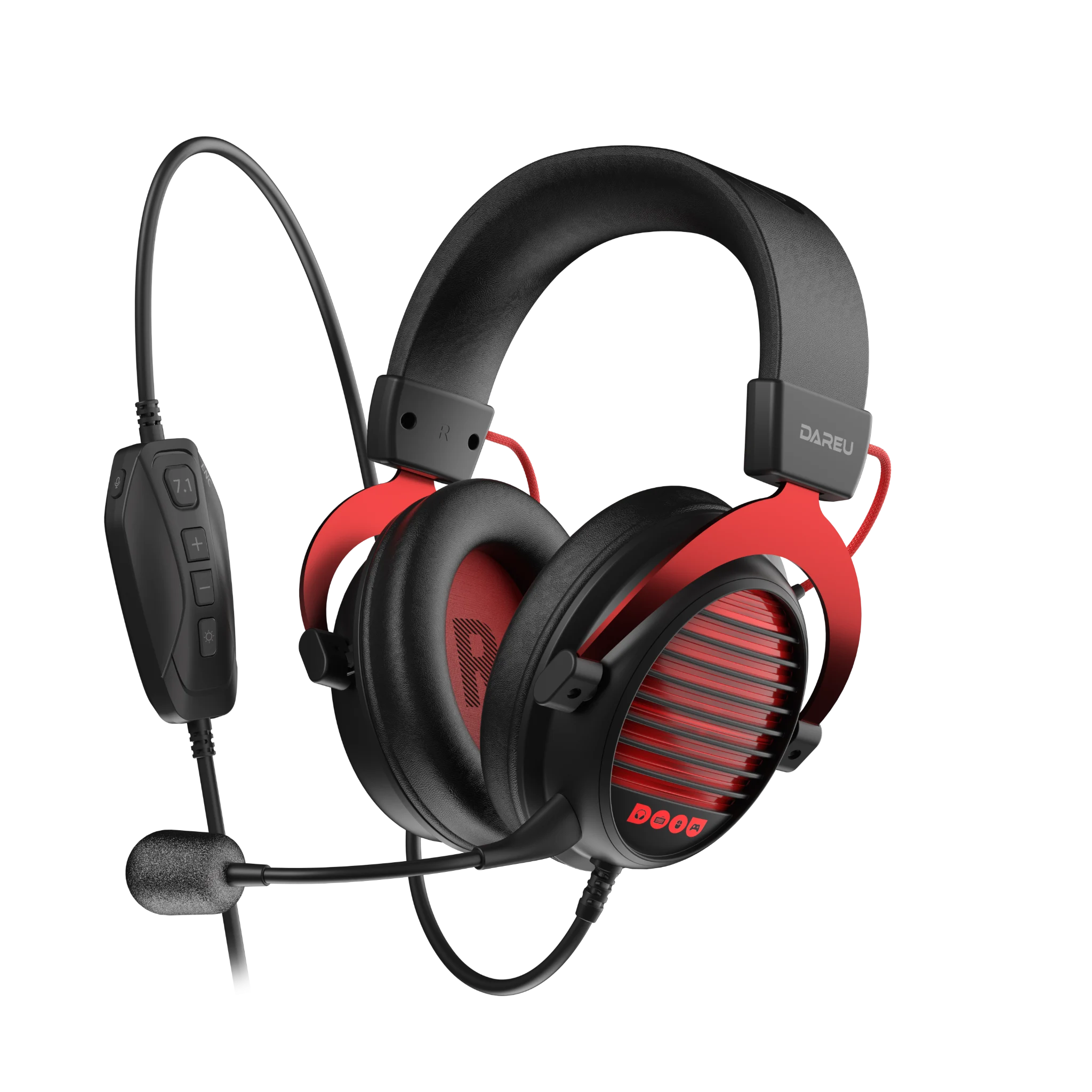 Ảnh tin Tai nghe gaming Dare-U EH925 MAX | Có dây, Black Red