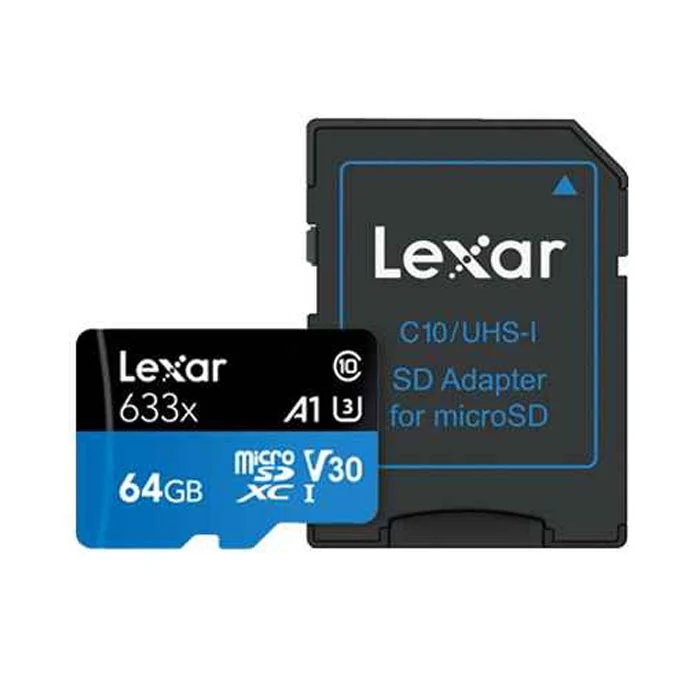 Ảnh tin Thẻ nhớ giám sát Micro SD 64GB Lexar LSDMI64GBB633A Class 10