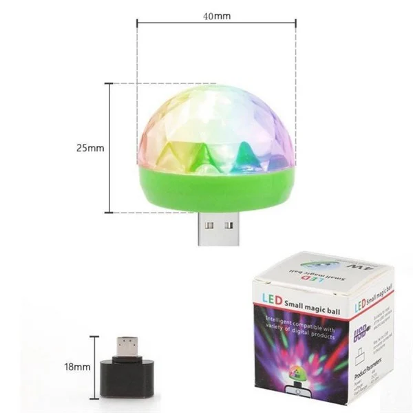 Ảnh tin ĐÈN LED VŨ TRƯỜNG MINI USB CẢM ỨNG THEO NHẠC