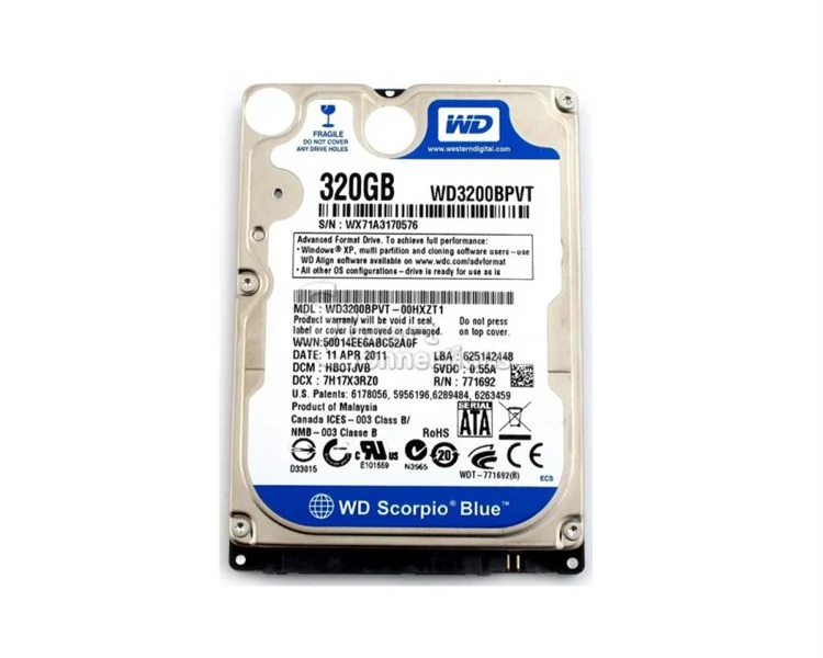 Ảnh tin HDD LAPTOP 320G CŨ