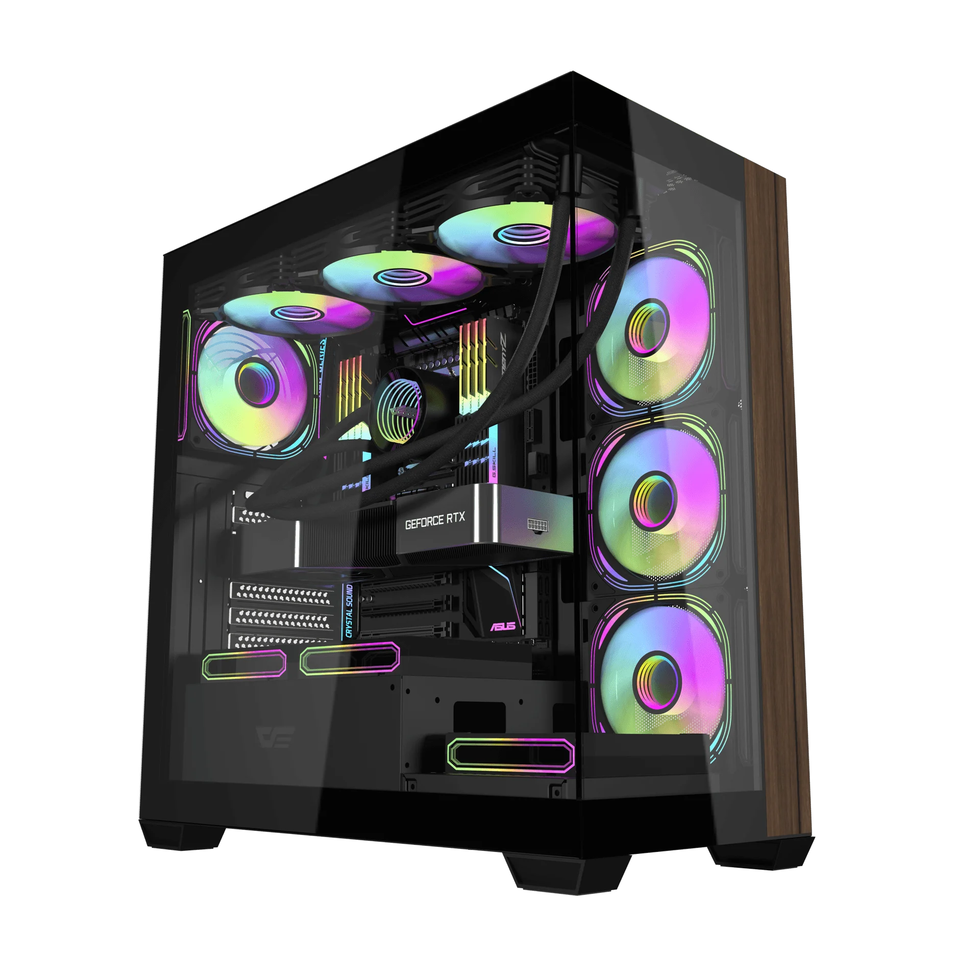 Ảnh tin Thùng máy Case Darkflash DS900W ATX Glass - Đen