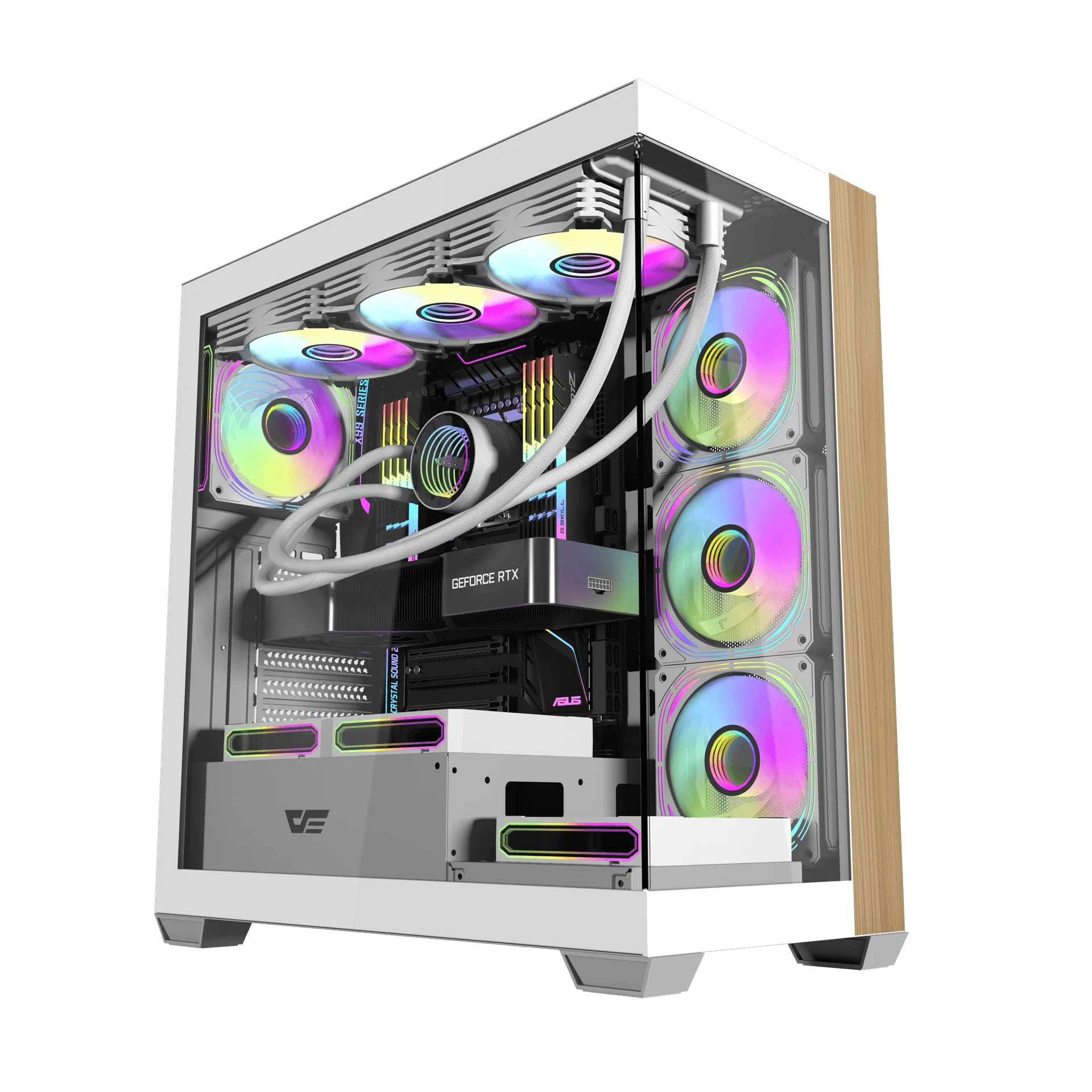Ảnh tin Thùng máy Case Darkflash DS900W ATX Glass - Trắng