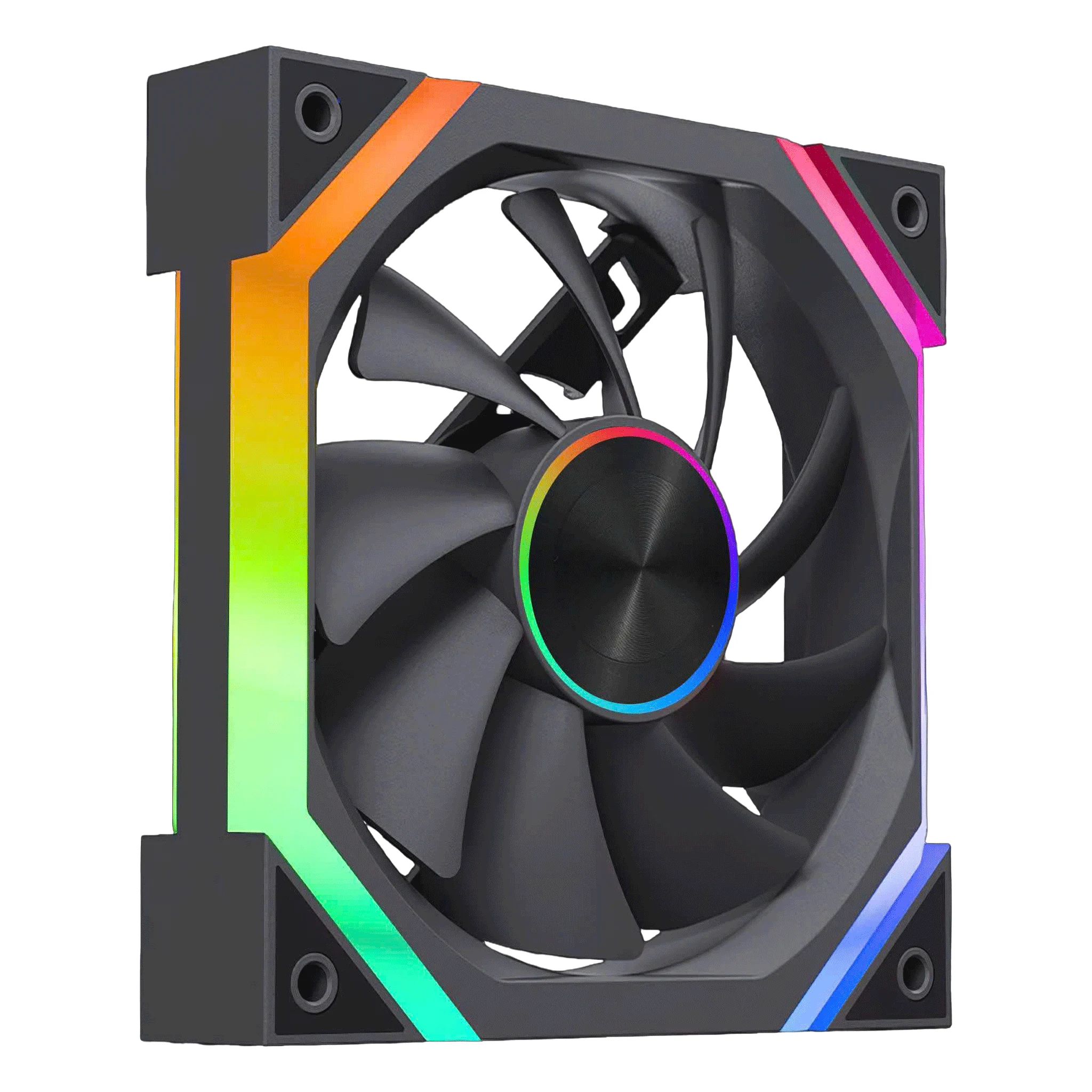 Ảnh tin Quạt tản nhiệt PC Leopard Galaxy | Fan lẻ 120mm, ARGB, Gió thuận, Đen