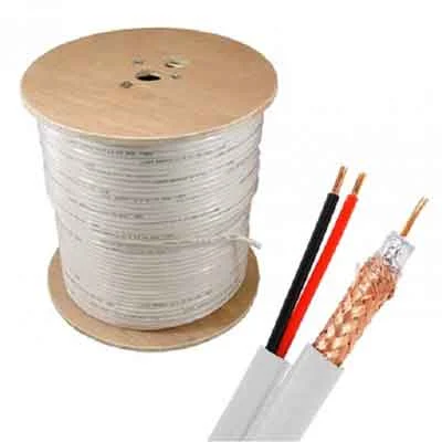 Ảnh tin Cáp đồng trục liền nguồn Sino RG59 + 2C hợp kim (305m)