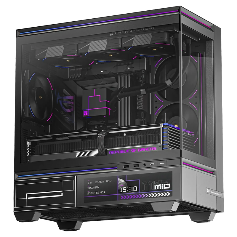 Ảnh tin Thùng máy Case Thermalright TL-M10 Vision LCD - Đen