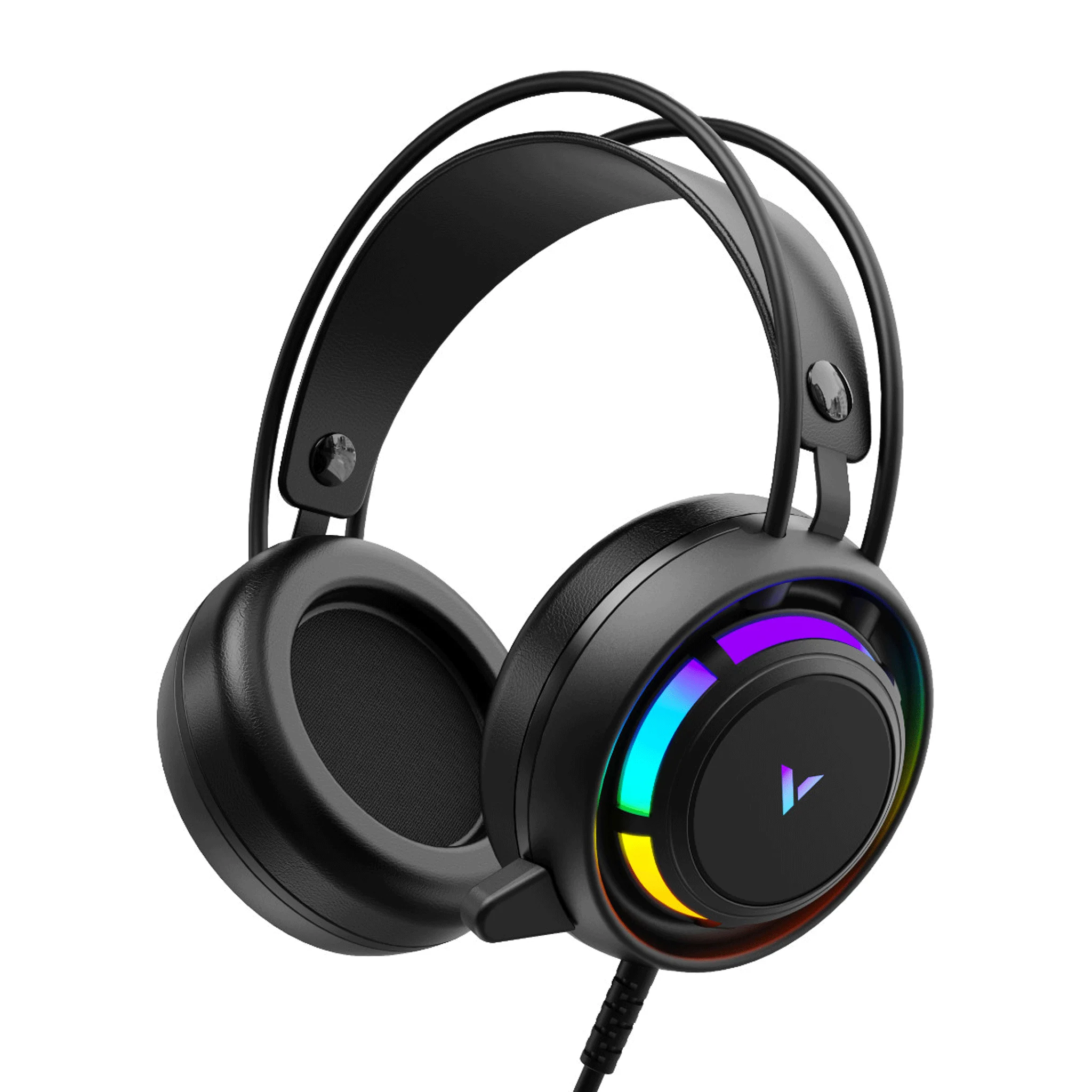 Ảnh tin Tai nghe Rapoo VH360C RGB | Màu đen, mic ngắn