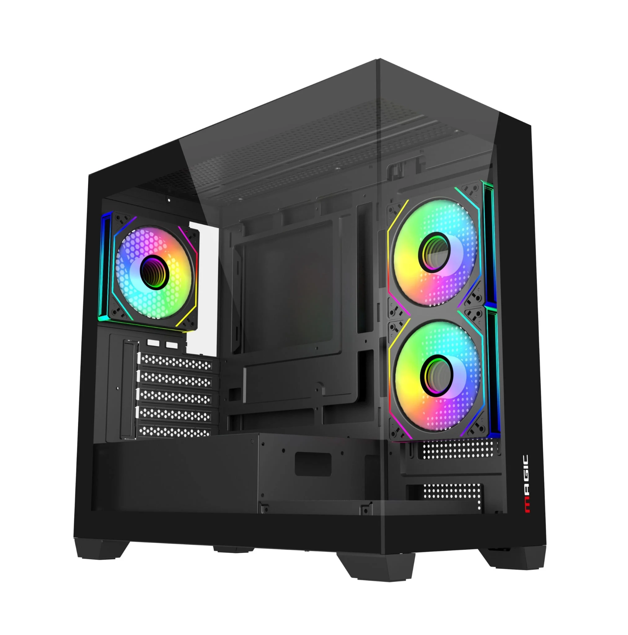 Ảnh tin Thùng máy Case Magic C218-M M-ATX - Đen