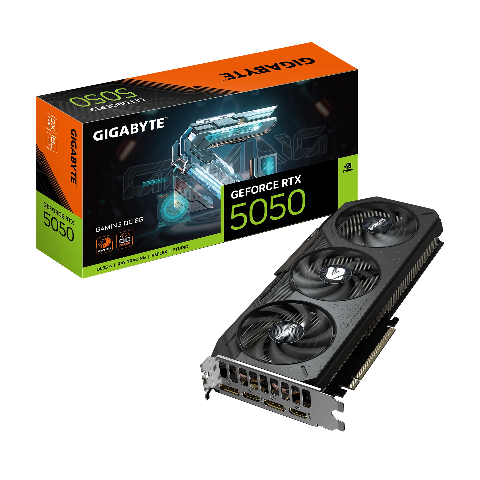 Ảnh tin Card màn hình NVIDIA GeForce RTX 5050 Gigabyte Gaming OC | 8GB GDDR6, 2560 CUDA, 550W