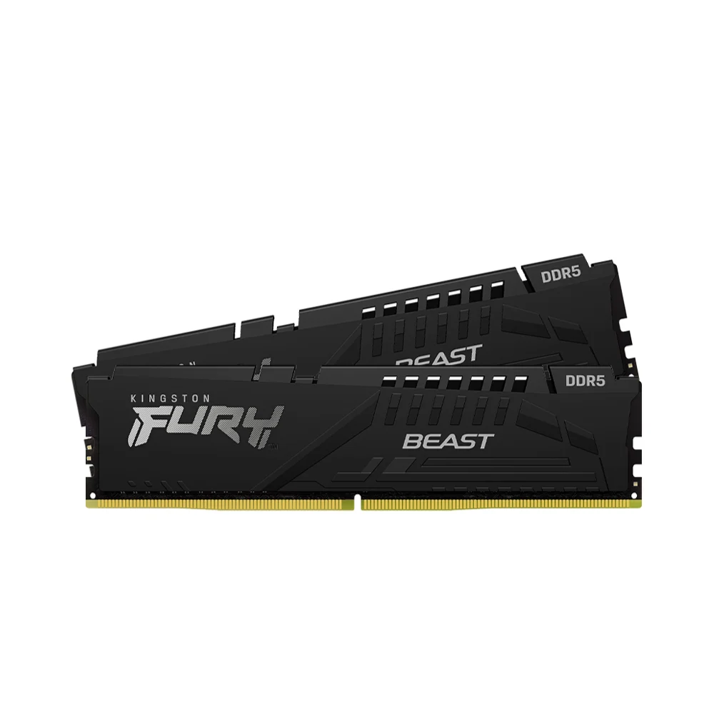 Ảnh tin RAM PC Kingston Fury Beast 32GB DDR5 | (2x16GB), 5600MHz, Intel/AMD KF556C40BBK2-32WP