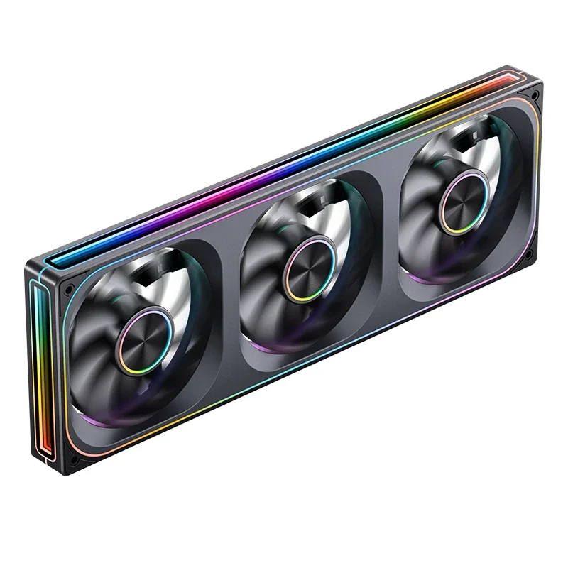 Ảnh tin Quạt tản nhiệt PC Jonsbo ZA‑360 | Kit liền khối 3 fan 362mm, ARGB, Gió thuận, Đen