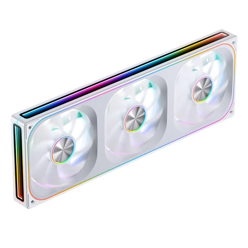 Ảnh tin Quạt tản nhiệt PC Jonsbo ZA-360 | Kit 3 fan 362mm, ARGB, Gió ngược, Trắng