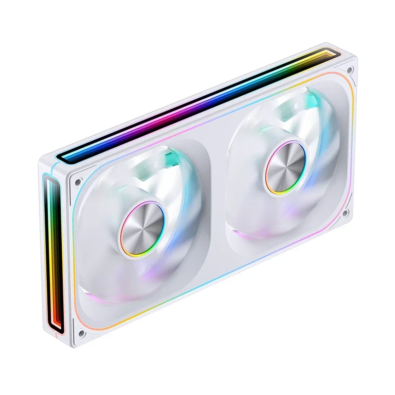 Ảnh tin Quạt tản nhiệt PC Jonsbo ZA‑240 | Kit liền khối 2 fan 242mm, ARGB, Gió ngược, Trắng