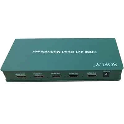 Ảnh tin Bộ gộp HDMI SOFLY 4×1 Quad Multi-viewer
