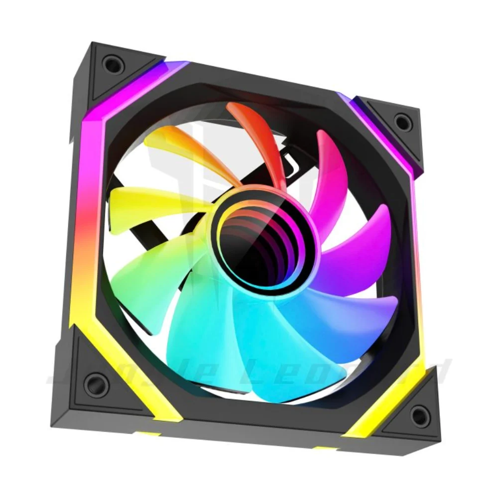 Ảnh tin Quạt tản nhiệt PC Leopard Galaxy SE | Fan lẻ 120mm, ARGB, Gió ngược, Đen