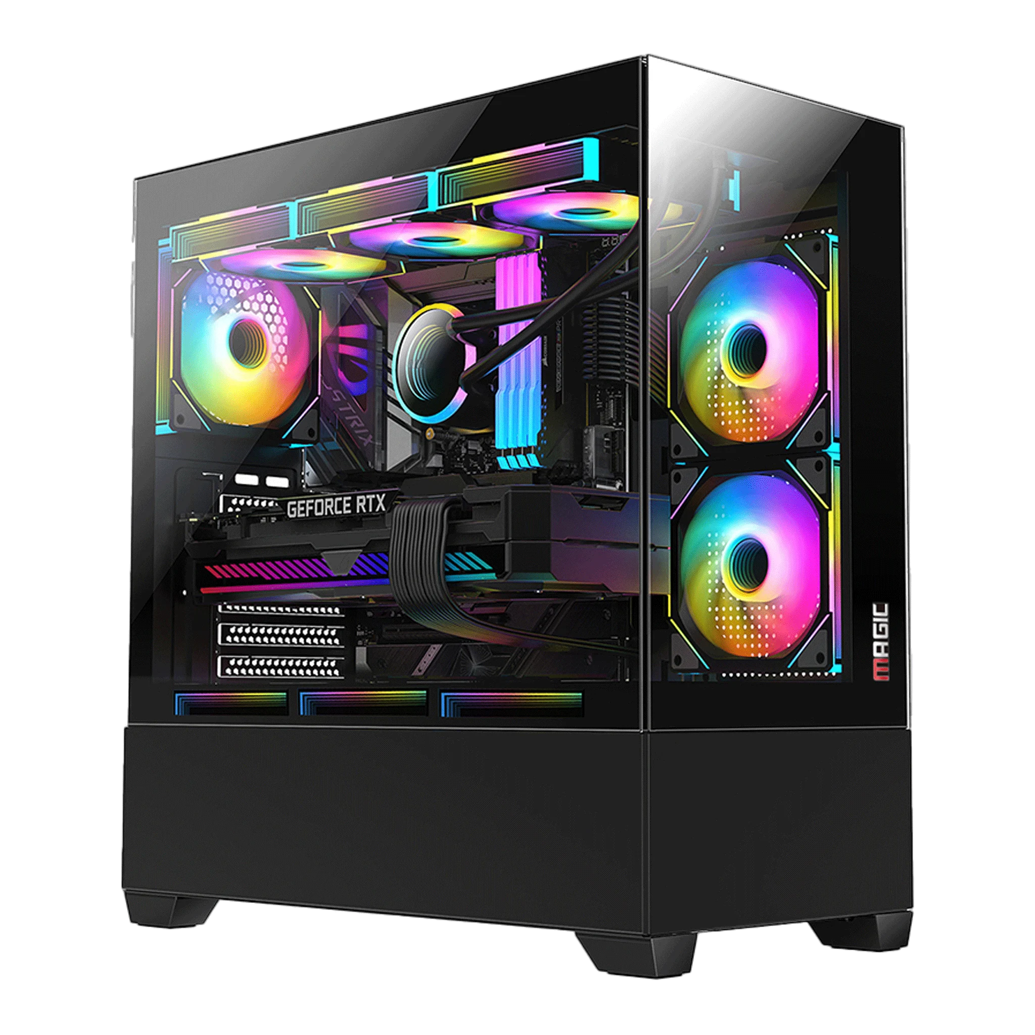 Ảnh tin Thùng máy Case Magic Gaming GA-01 ATX - Đen