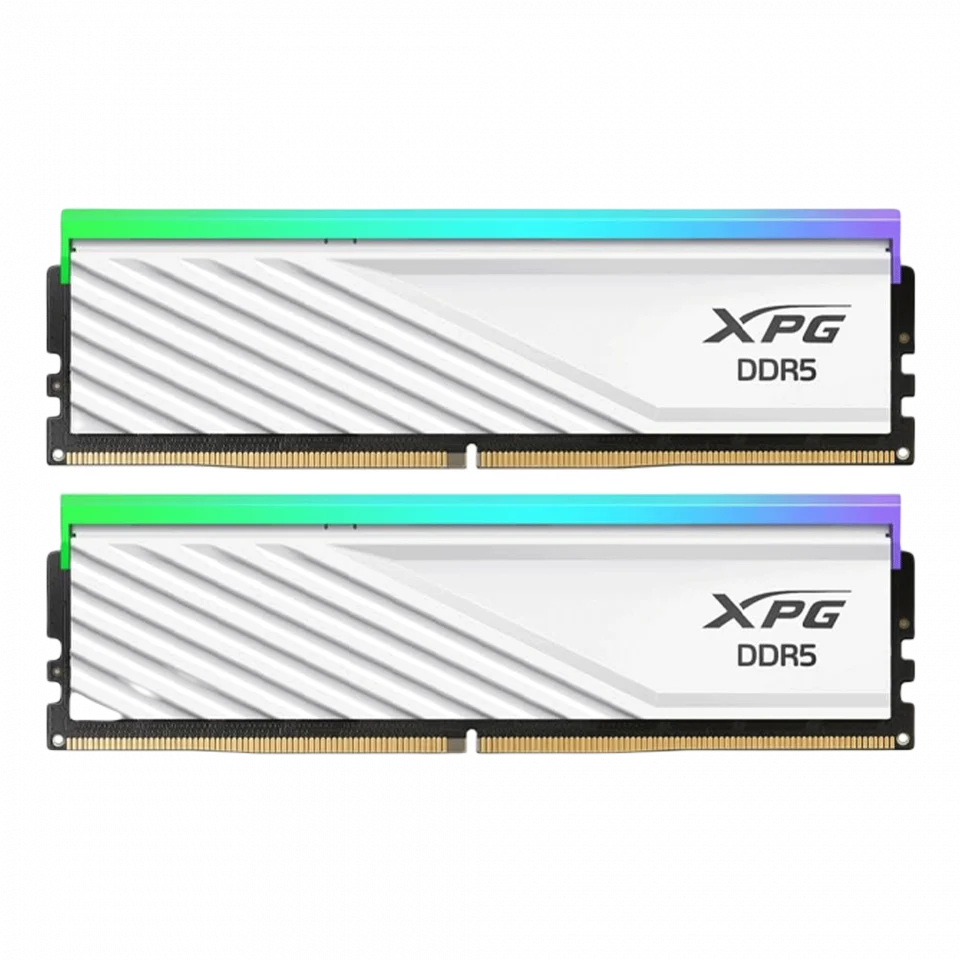 Ảnh tin RAM PC XPG Lancer Blade 32GB RGB DDR5 White | (2x16GB), 6000MHz, Intel/AMD