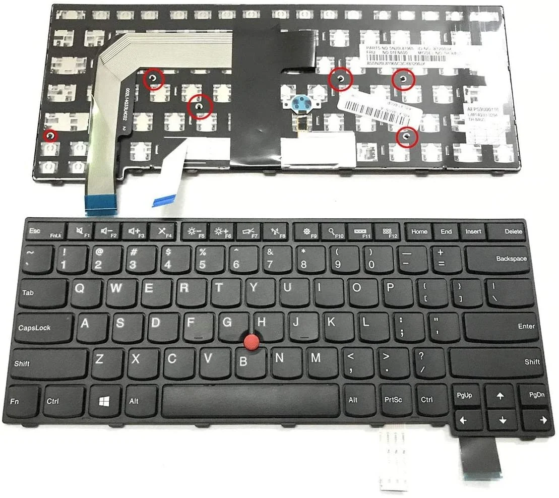 Ảnh tin Bàn phím laptop Lenovo Thinkpad T460p, T460s, T470s, T470p (Có chuột, Không nút chuột L+R)