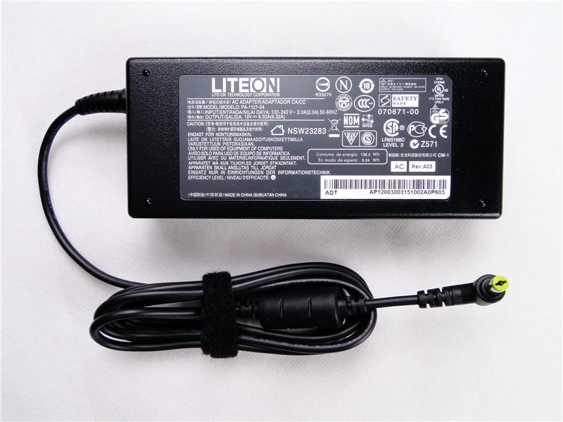 Ảnh tin Sạc laptop acer 19v-6.32a – zin
