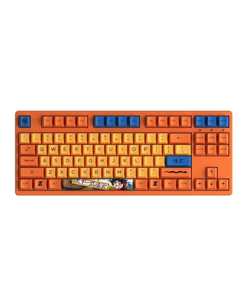 Ảnh tin Bàn phím cơ gaming Akko 3087 RF Dragon Ball Z | Wireless, TKL, Linear Switch, Gokutheme