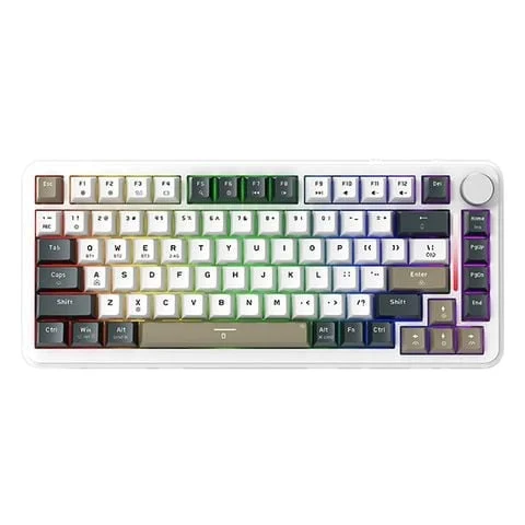 Ảnh tin Bàn phím cơ gaming E-Dra EK375W | Wireless, TKL, Linear Switch, RGB, Trong suốt