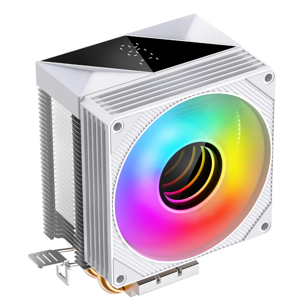 Ảnh tin Tản nhiệt khí Leopard KF200 DGT White | RGB, Trắng
