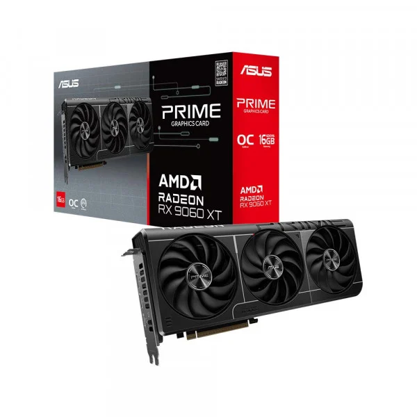 Ảnh tin Card màn hình AMD Radeon RX 9060 XT ASUS Prime OC | 16GB GDDR6, 2048 SP, 550W