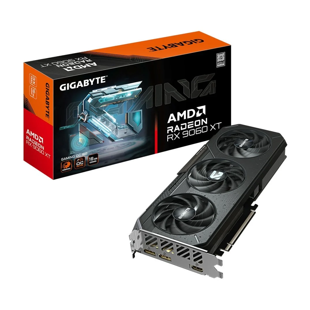 Ảnh tin Card màn hình AMD Radeon RX 9060 XT Gigabyte Gaming OC | 16GB GDDR6, 2048 SP, 550W