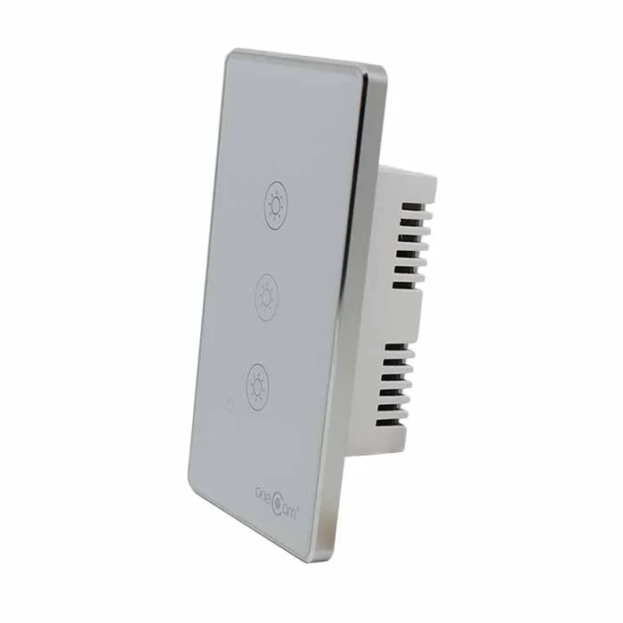 Ảnh tin Công tắc Wifi cảm ứng chạm 3 nút chữ nhật ONECAM LS-103