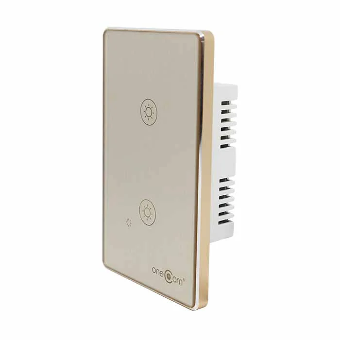 Ảnh tin Công tắc Wifi cảm ứng chạm 2 nút chữ nhật ONECAM LS-102