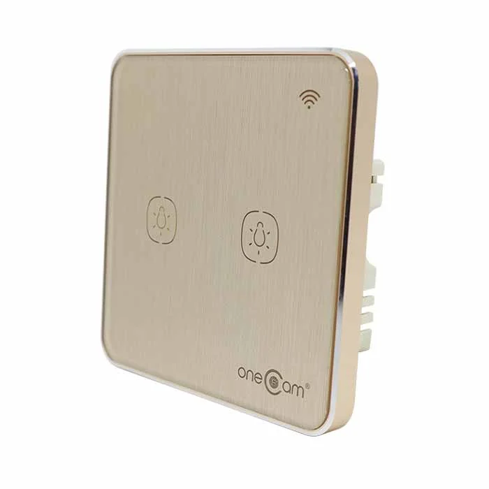 Ảnh tin Công Tắc Wifi Cảm Ứng 2 Nút Vuông ONECAM LS-202