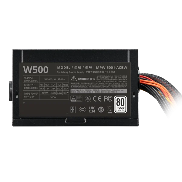 Ảnh tin Nguồn máy tính Cooler Master Elite NEX 230V PN500 - Công suất 500W