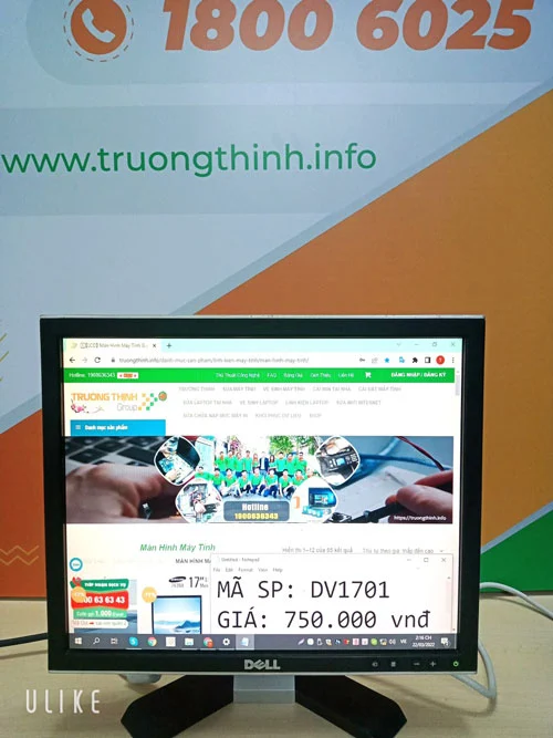 Ảnh tin Màn Hình Máy Tính 17 Inch Dell Cũ Siêu Rẻ - DV1701