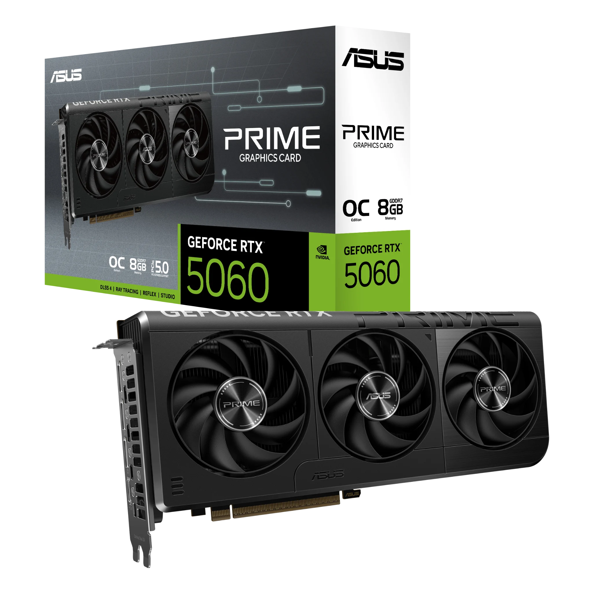 Ảnh tin Card màn hình ASUS PRIME GeForce RTX™ 5060 8GB GDDR7 OC Edition