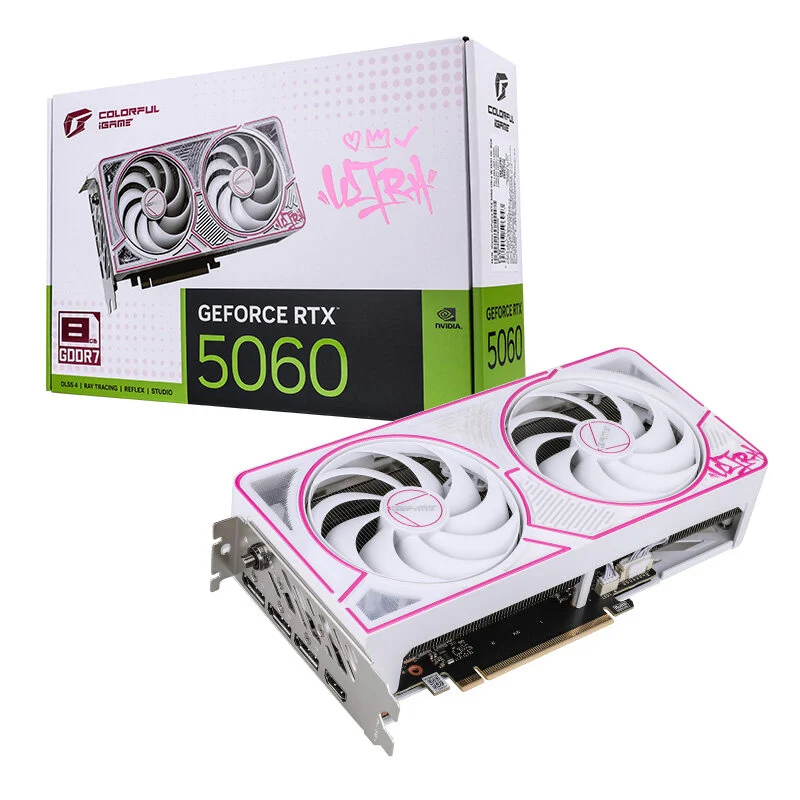Ảnh tin Card màn hình NVIDIA GeForce RTX 5060 Colorful iGame Ultra W DUO OC | 8GB GDDR7, 3840 CUDA, 550W