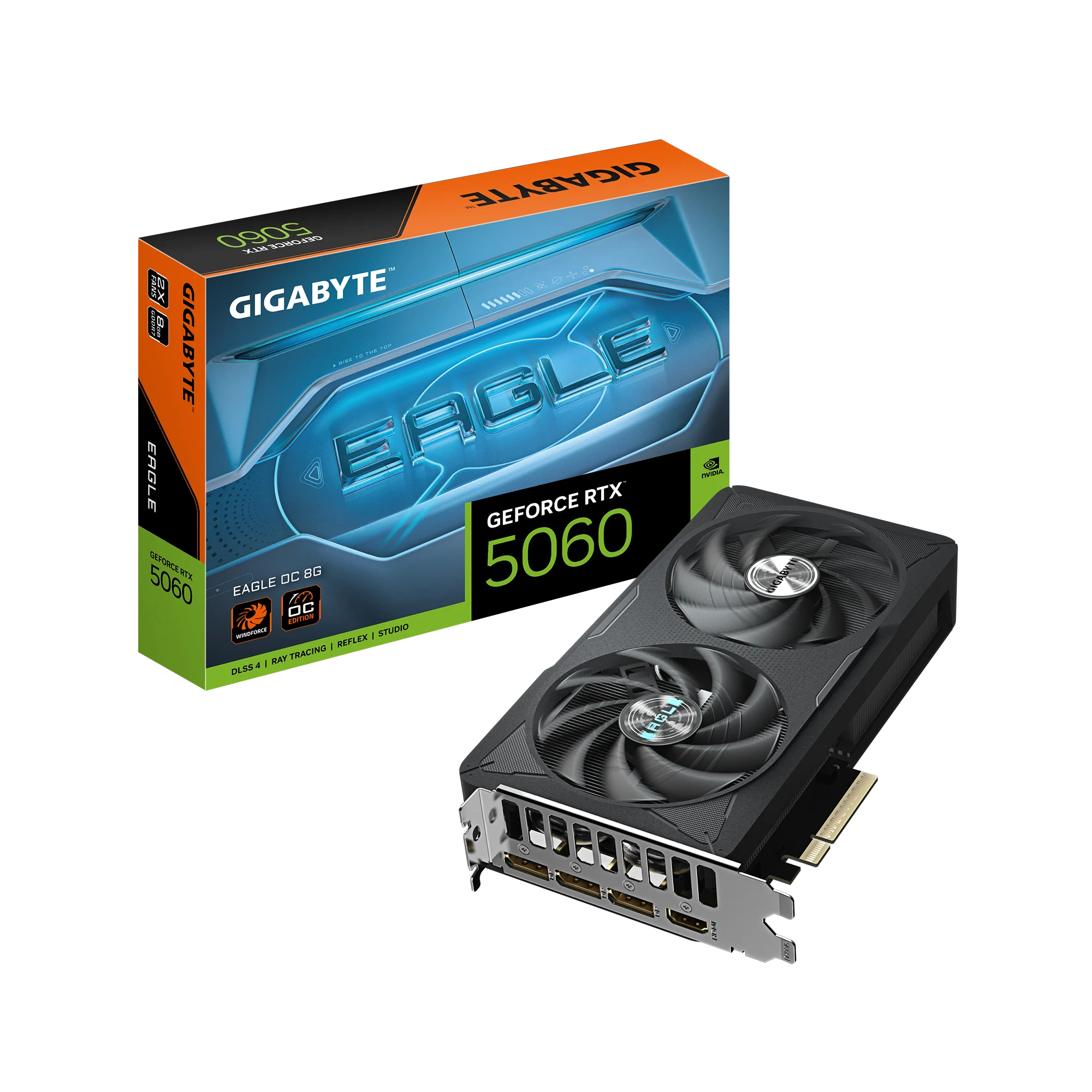 Ảnh tin Card màn hình NVIDIA GeForce RTX 5060 Gigabyte EAGLE OC | 8GB GDDR7, 3840 CUDA, 550W