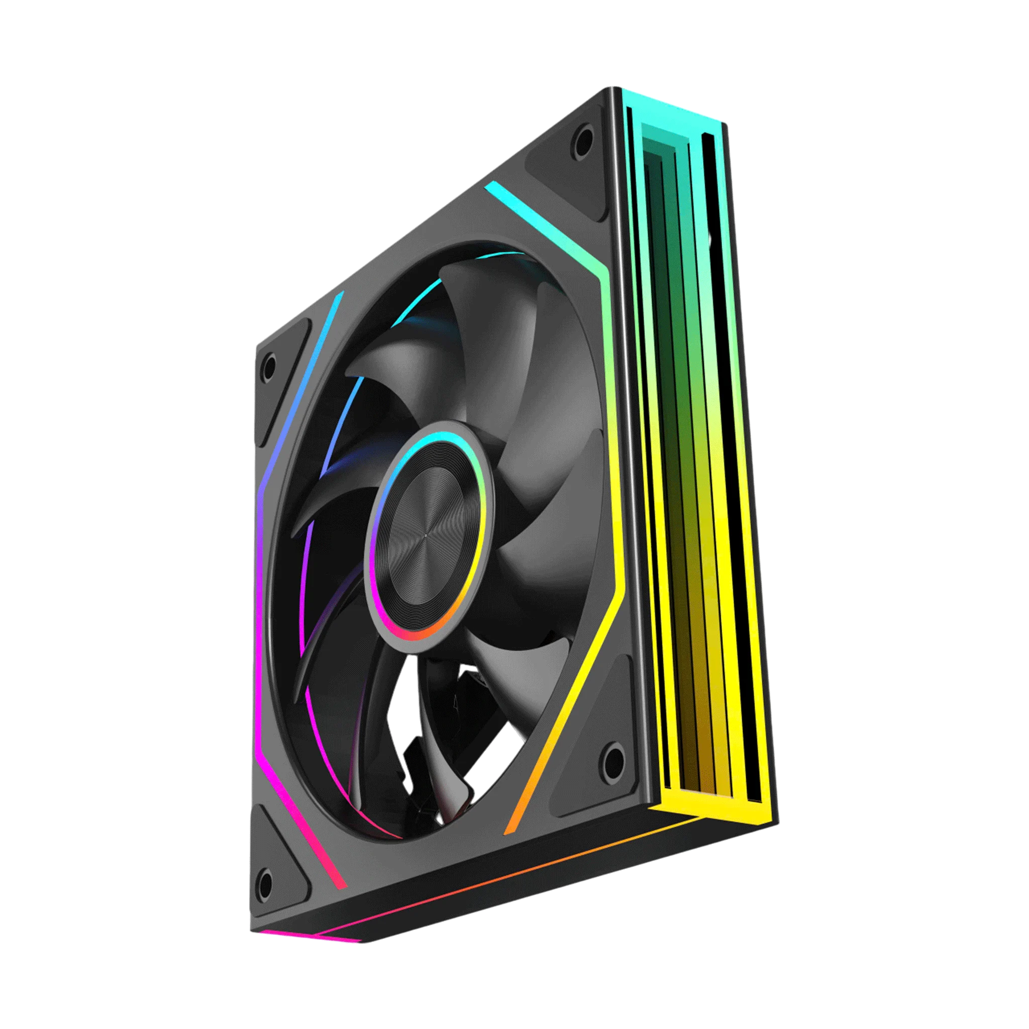 Ảnh tin Quạt tản nhiệt PC Leopard Prism 4RS Ultra | Fan lẻ 120mm, ARGB, Đen