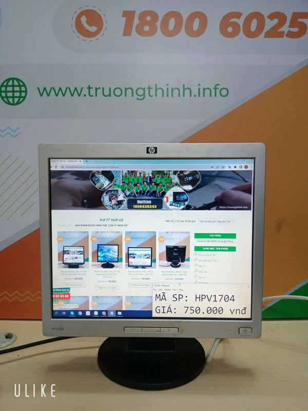 Ảnh tin Màn Hình Máy Tính 17 Inch HP Cũ Siêu Rẻ - HPV1704