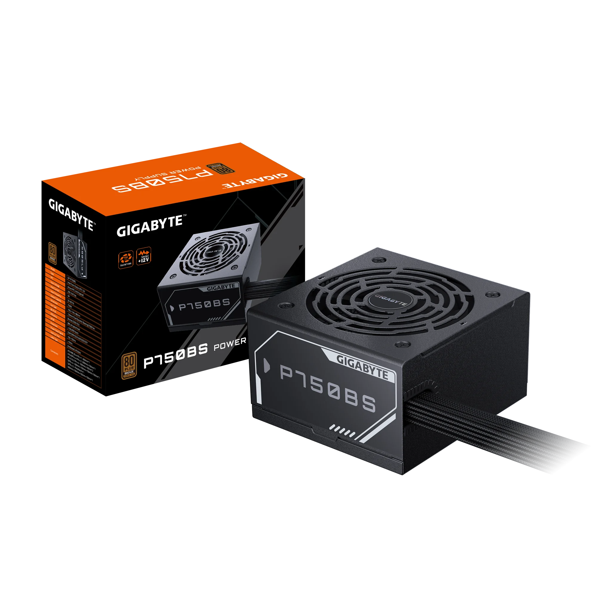 Ảnh tin Nguồn máy tính GIGABYTE GP-P750BS 750W 80 Plus Bronze | Non Modular, ATX