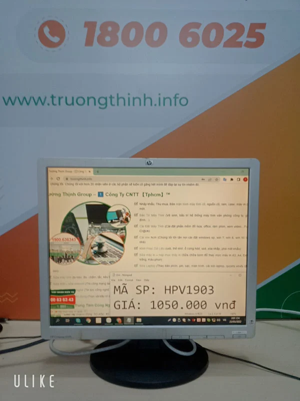 Ảnh tin Màn Hình Máy Tính 19 Inch HP Cũ Siêu Rẻ - HPV1903