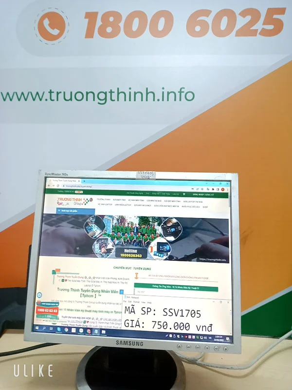 Ảnh tin Màn Hình Máy Tính 17 Inch Sam Sung Cũ Siêu Rẻ - SSV1705