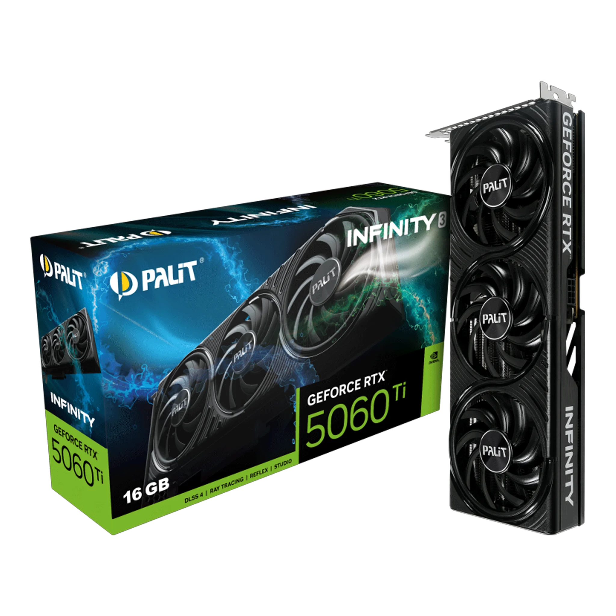 Ảnh tin Card màn hình NVIDIA GeForce RTX 5060 Ti Palit Infinity 3 | 16GB GDDR7, 4608 CUDA, 600W