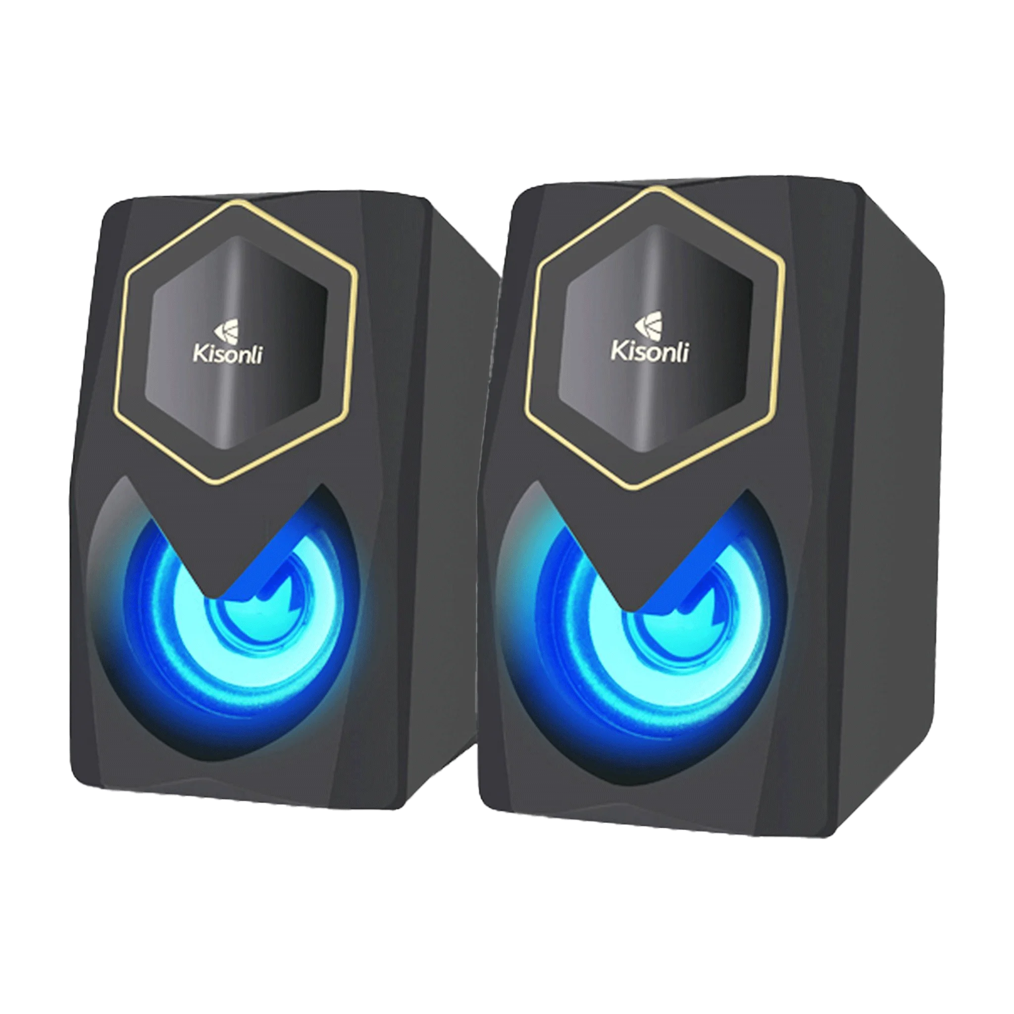 Ảnh tin Loa máy tính USB 2.0 Kisonli L-1020 | Black