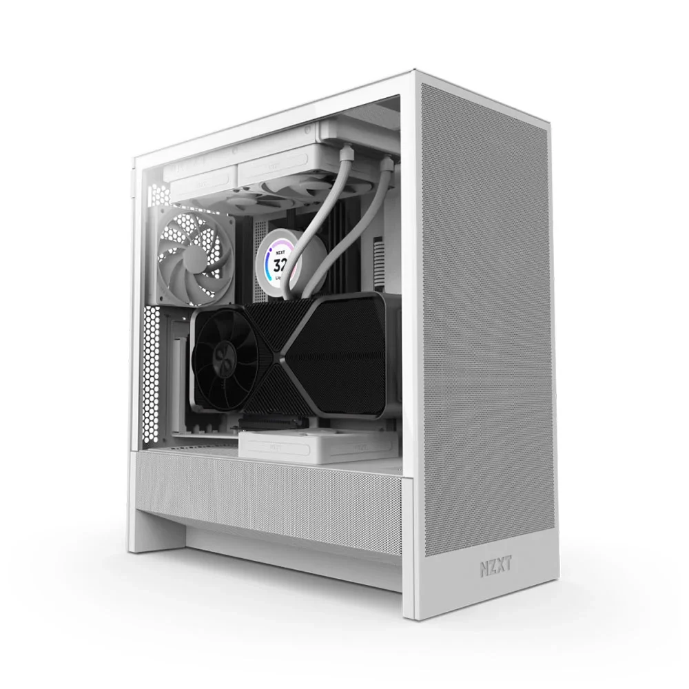 Ảnh tin Thùng máy Case NZXT H5 Flow White V2 (CC-H52FW-01)