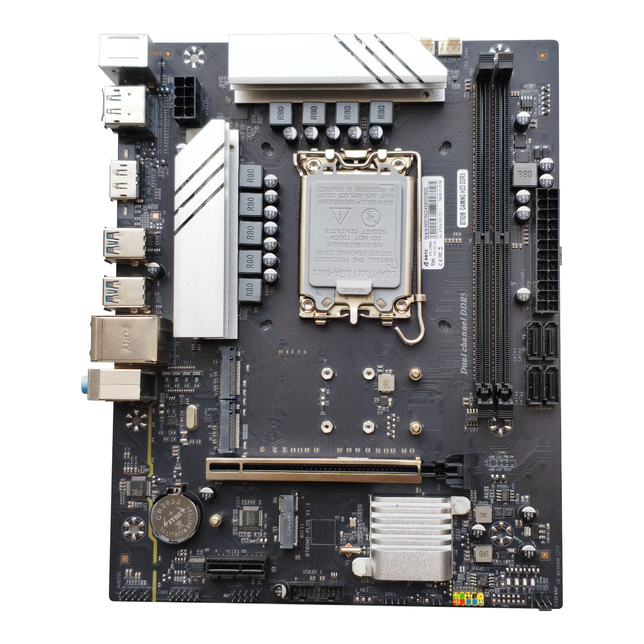 Ảnh tin Mainboard SSTC B760M GAMING PRO-H2D DDR5 | LGA 1700, mATX, 2 khe RAM