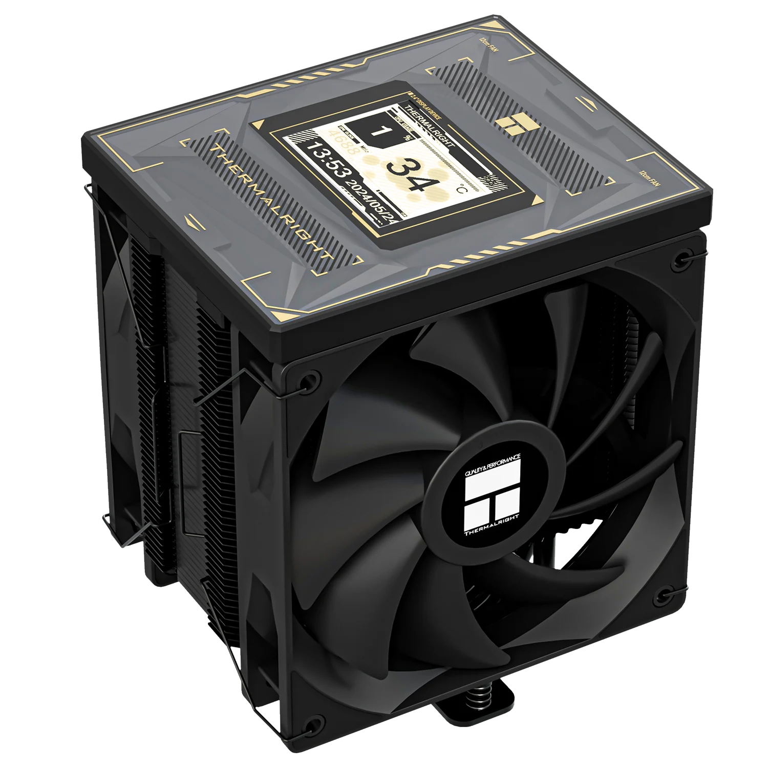 Ảnh tin Tản nhiệt khí Thermalright Burst Assassin 120 Vision Black | Display, Đen