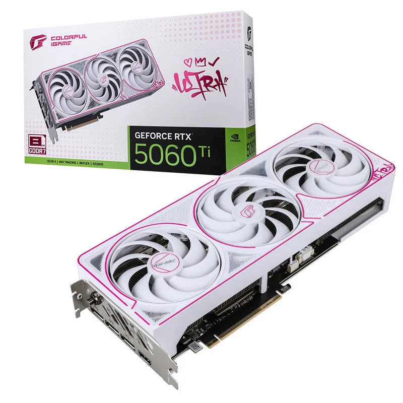 Ảnh tin Card màn hình NVIDIA GeForce RTX 5060 Ti Colorful iGame Ultra W OC | 8GB GDDR7, 4608 CUDA, 600W