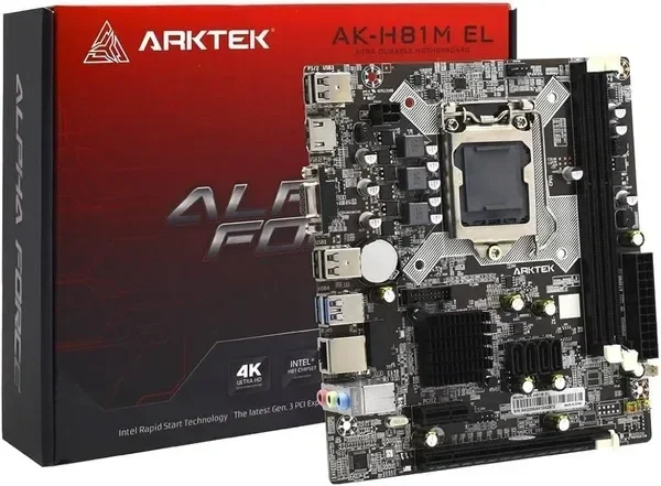Ảnh tin MAIN ARKTEK H81M EL VS Micro ATX ,1000LAN